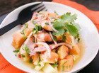 Мясной салат с фруктами "Венский"