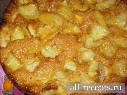 Шарлотка с яблоками