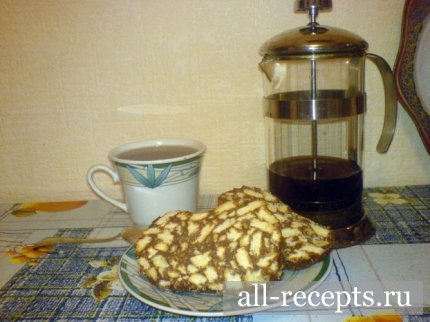 Шоколадный рулет к чаю