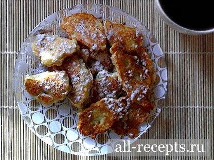 Оладьи с яблоками