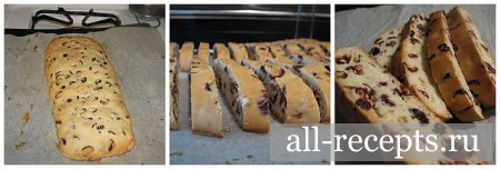 Лакомство на Рождество: Бискотти с изюмом и шоколадом