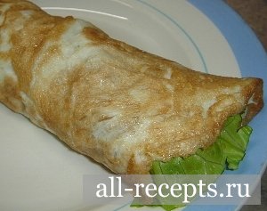 Омлет - рулет
