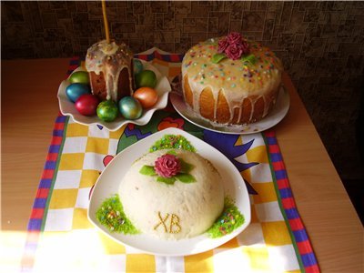 Рецепт приготовления пасхи Царская" 